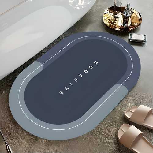 Non-Sleep Water Absorbing Bathroom Mat