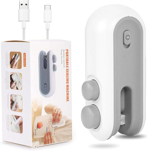 FreshLock™ Mini 2-in-1 Bag Sealer & Cutter ( 2 in 1  Reachargeable Magnetic Heat )