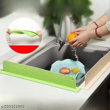 Splash Guard Kitchen Sink Water Barrier ( Pack of 2 )