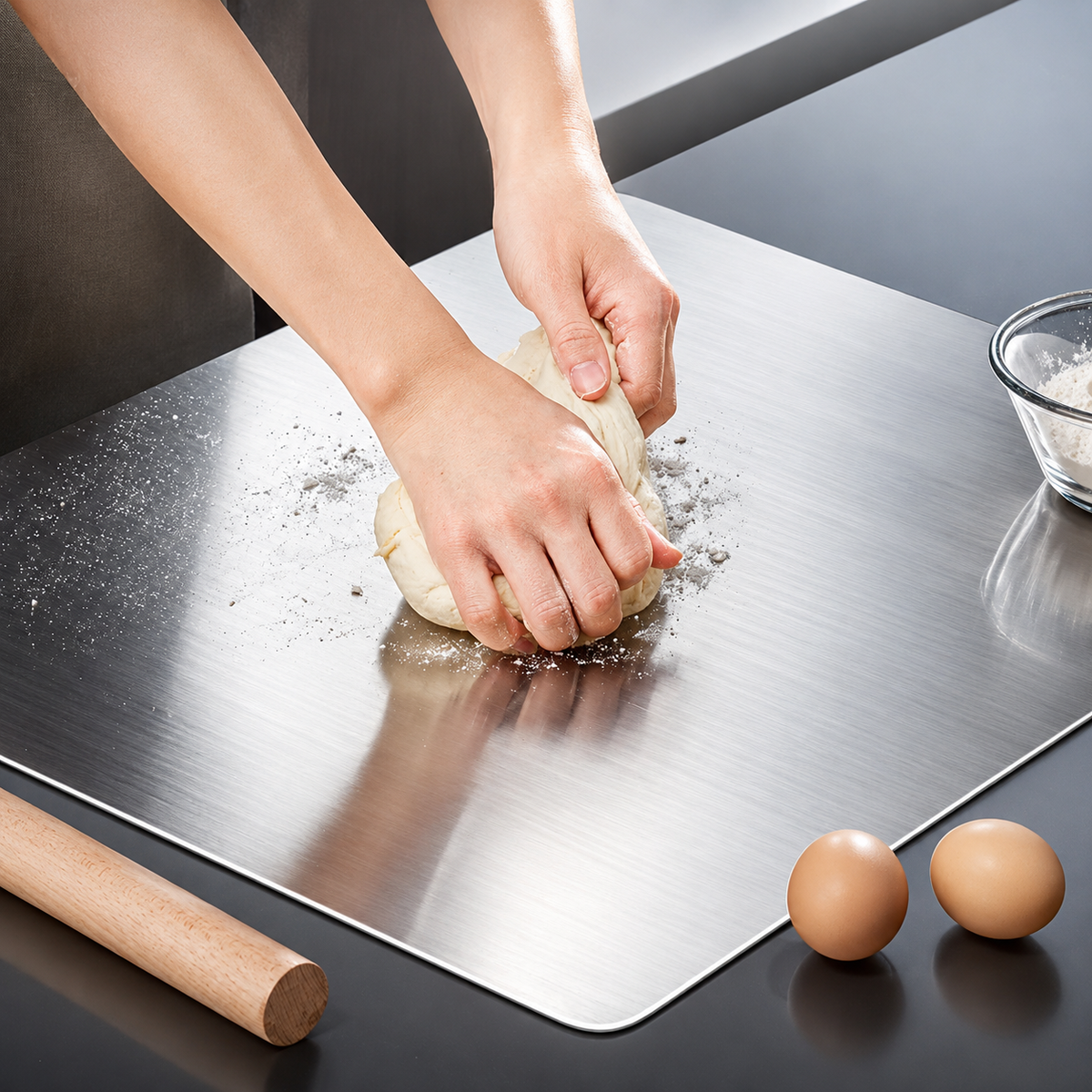 Premium Stainless Steel Chopping Board | 35×31 CM