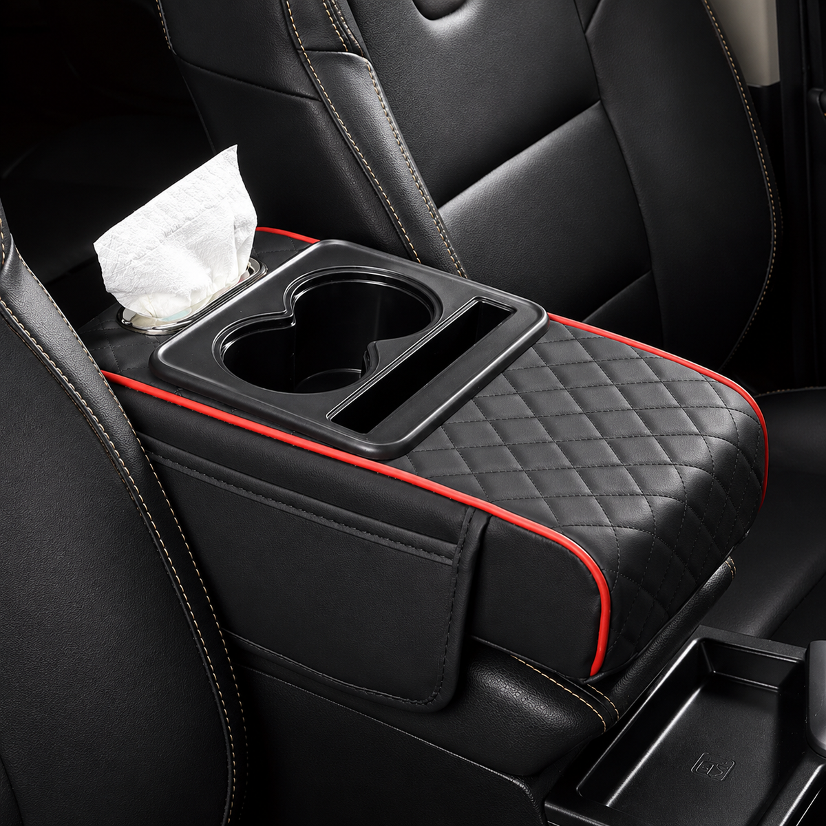 DriveEase 5-in-1 Universal Car Armrest Console Cushion