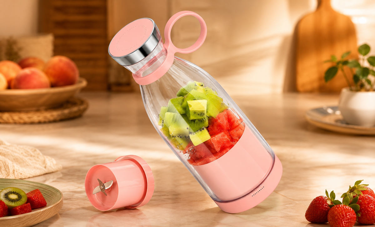 Portable Mini Rechargeable Blender – 380ML Fresh Juice Maker